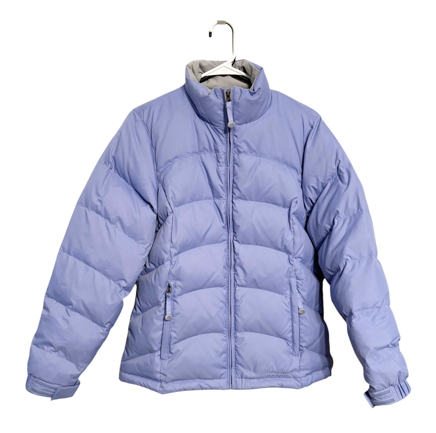 L.L. Bean Women’s Small Goose Down Puffer Jacket Lavender Outdoor Coat EUC