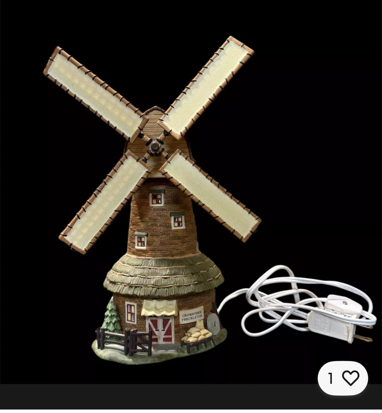 Dept 56 Crowntree Freckleton Windmill Dickens Village Heritage 5658472 Numbered