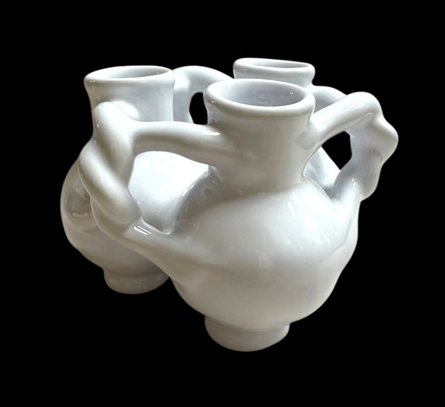 Fuddling Drinking Game Cup Bud Vase Earthenware Metropolitan Museum of Art VTG