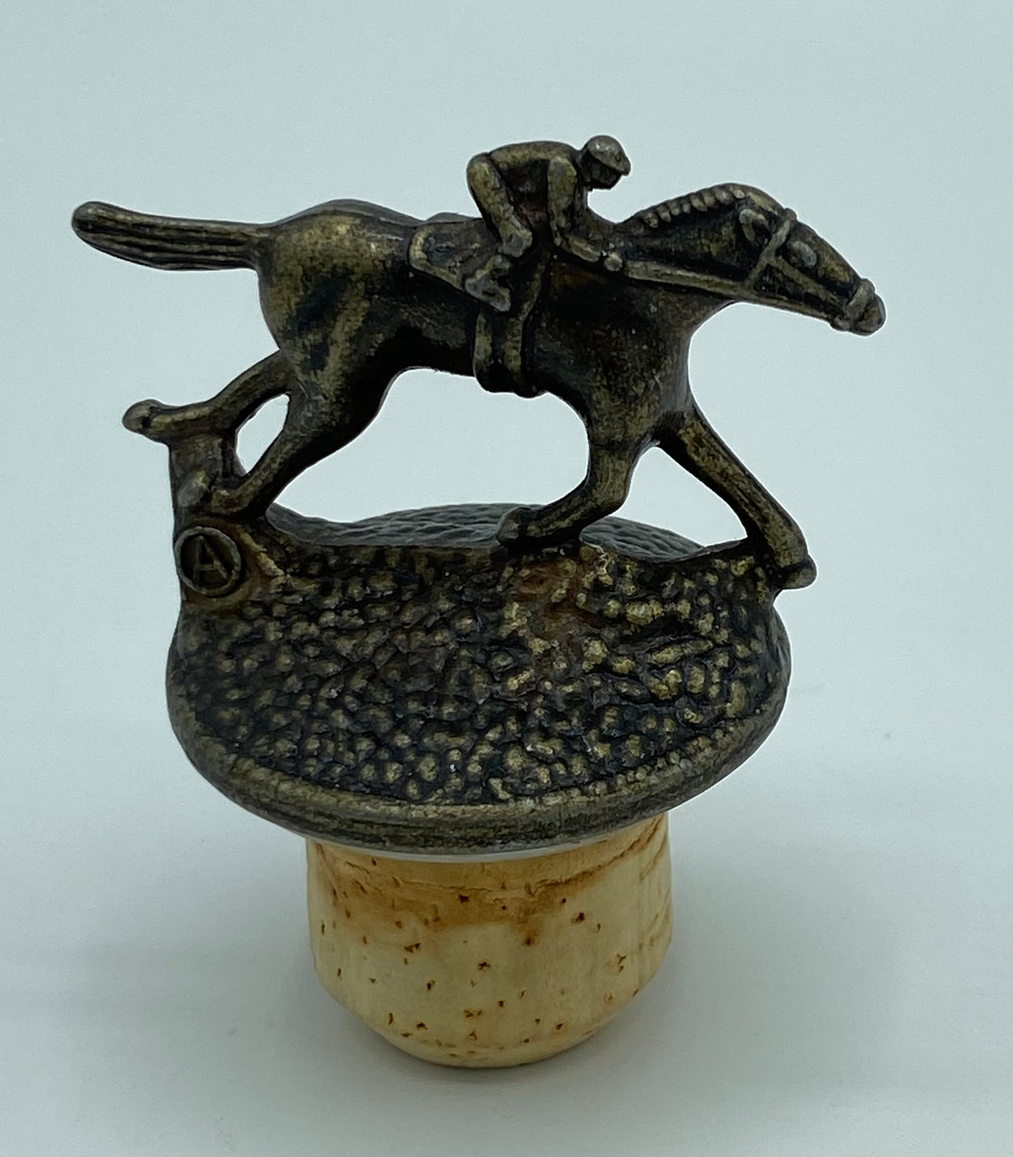 Blanton's Horse bottle stopper in the letter "A"