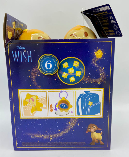 6 Disney Movie Wish Star Reveals Surprise Collectible Mini Doll Figure Keychain