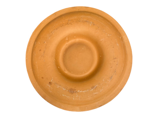 Boston Warehouse 14" Glazed Terra Cotta Chip & Dip Salsa Dish Platter Tray