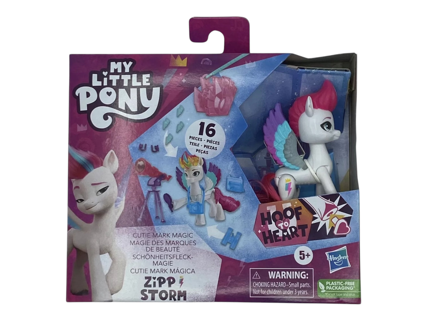 My Little Pony Cutie Mark Magic Zipp Storm 3-Inch Hoof to Heart 16 Accessories