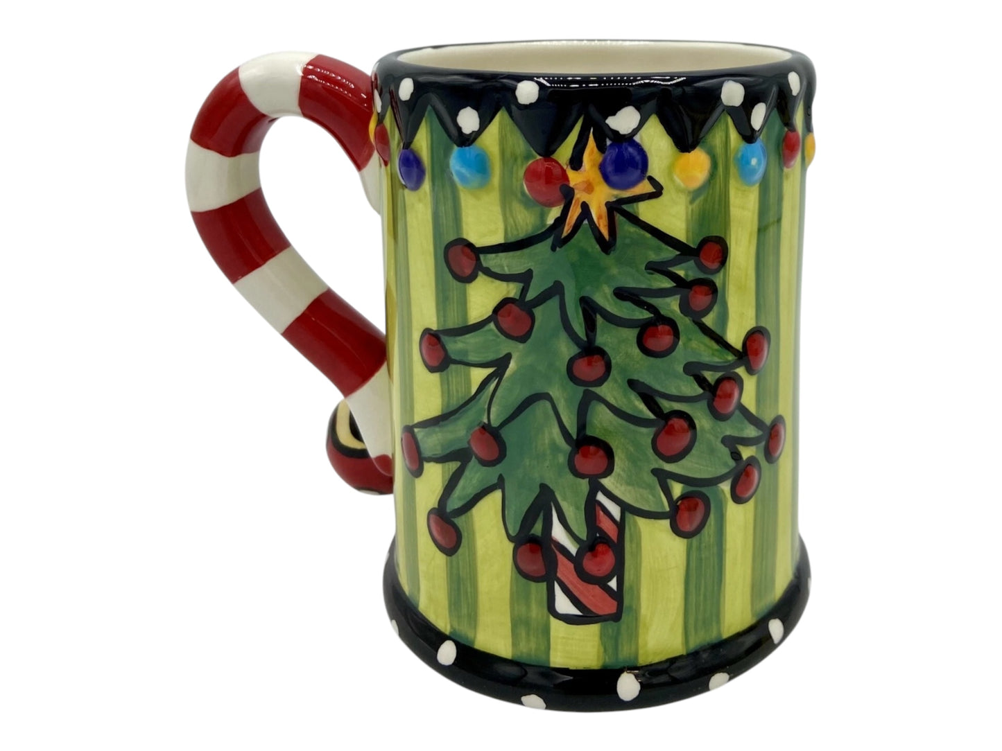 Becca Signature Collection Mug Christmas Tree 3D Cup Whimsy HTF EUC