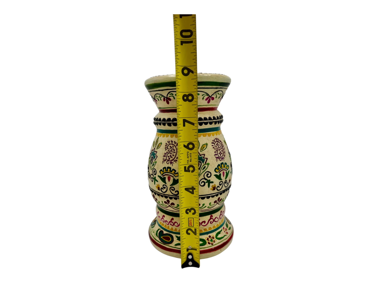 Bohemian Cost Plus Pillar Candle Holder From India...8.5 “