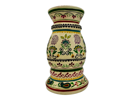 Bohemian Cost Plus Pillar Candle Holder From India...8.5 “