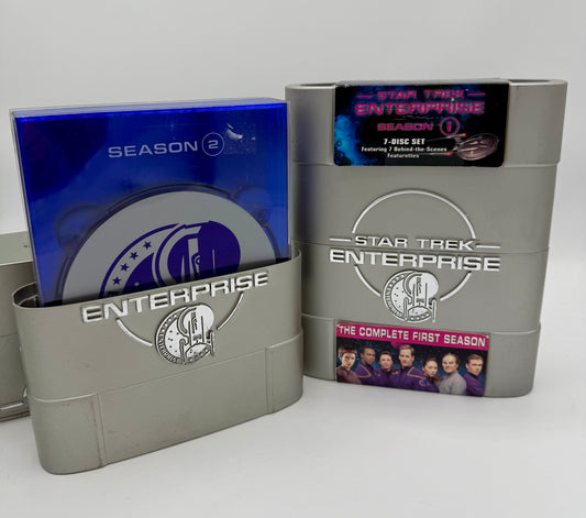 Star Trek Enterprise: The Complete Season 1 & 2              DVD In Collector Cases