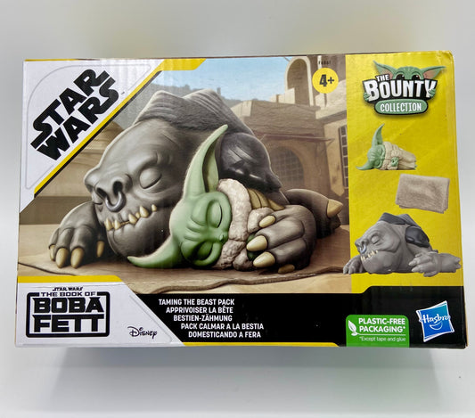 Star Wars Bounty Collection Taming the Beast Grogu Rancor Action Figure Set