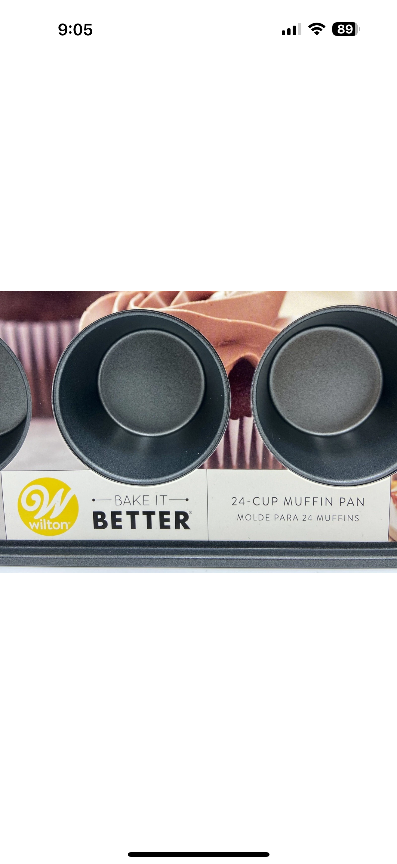 WILTON 24 Muffin Cupcake Baking Pan Non-Stick Cups  21" x 15" NEW Baker Holidays