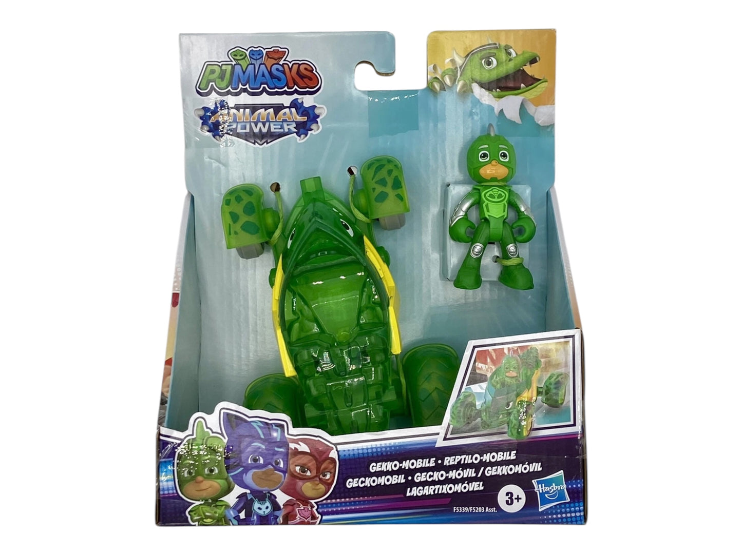 Hasbro PJ Masks: Animal Power Gekko-Mobile Preschool Toy For Kids Ages 3+ NEW