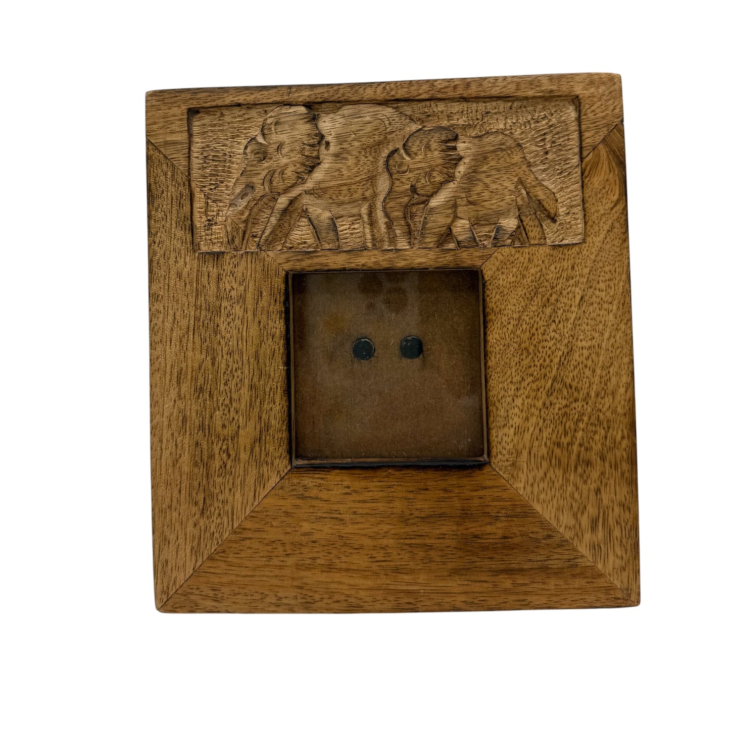 Elephant Art Handmade Wood Carving African Style Photo Frame Made In Kenya