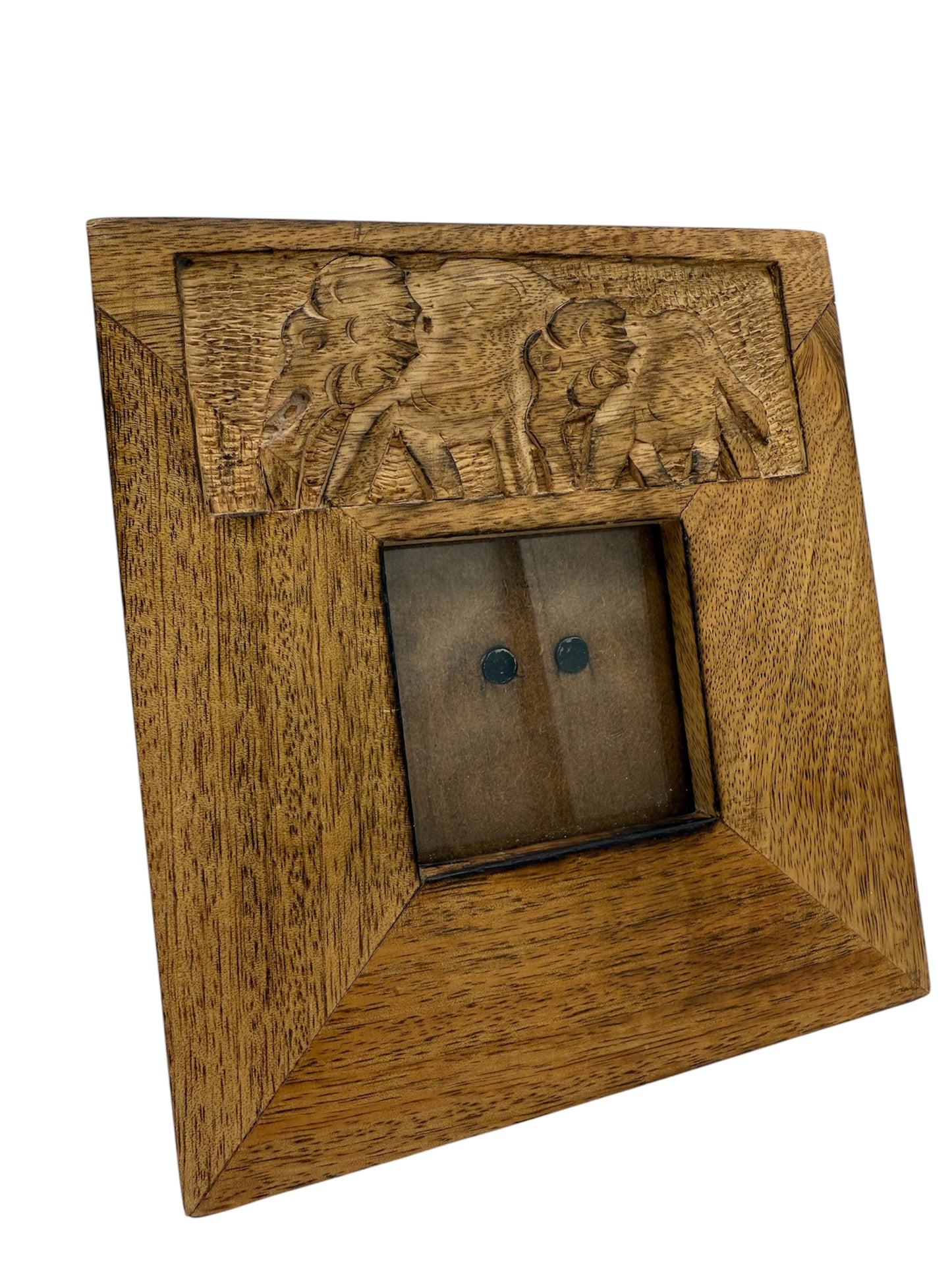 Elephant Art Handmade Wood Carving African Style Photo Frame Made In Kenya