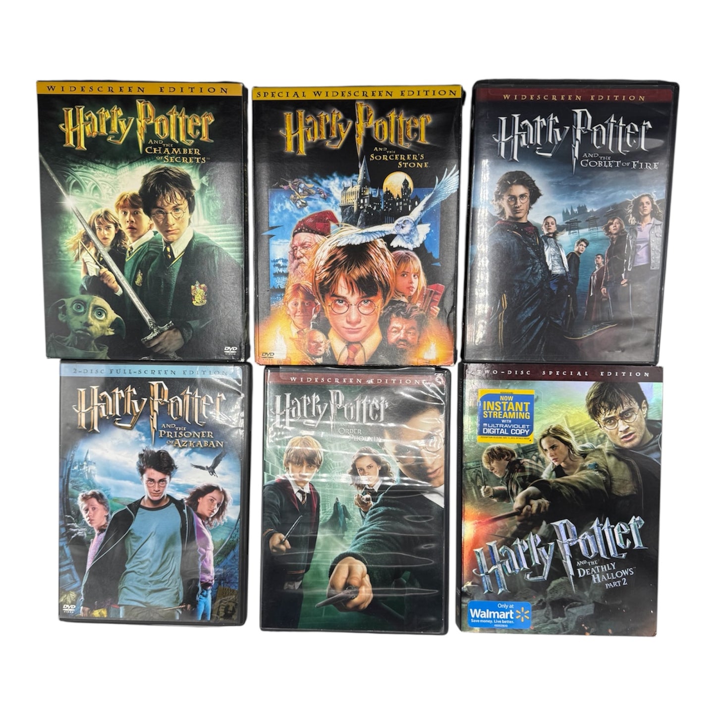 Harry Potter DVD Lot of 6 Movies