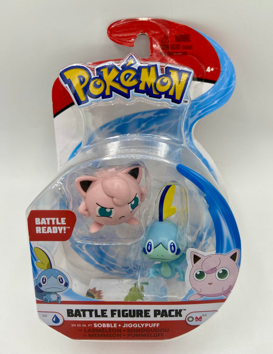 Pokémon Sobble & Jigglypuff Battle Figure Pack  Jazwares