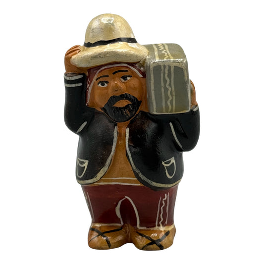 Peru Folk Art Nativity Replacement Figure Terra Cotta Clay Artisan Pottery