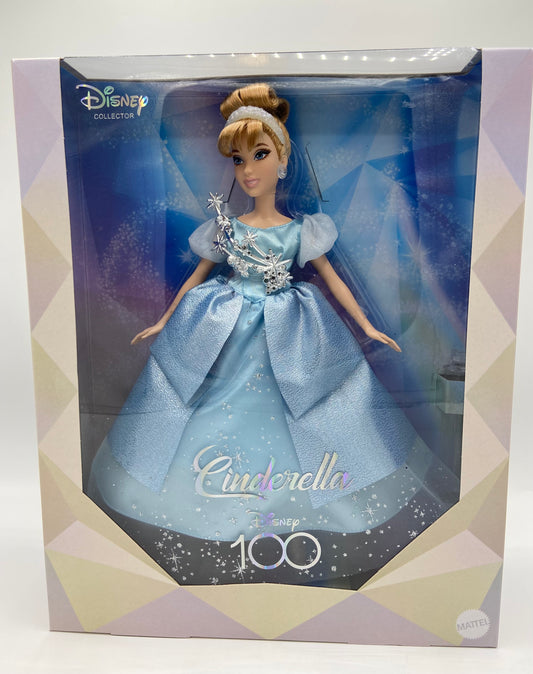 Mattel Disney Collector Cinderella Doll Celebrate 100 Years of Wonder NEW In Box