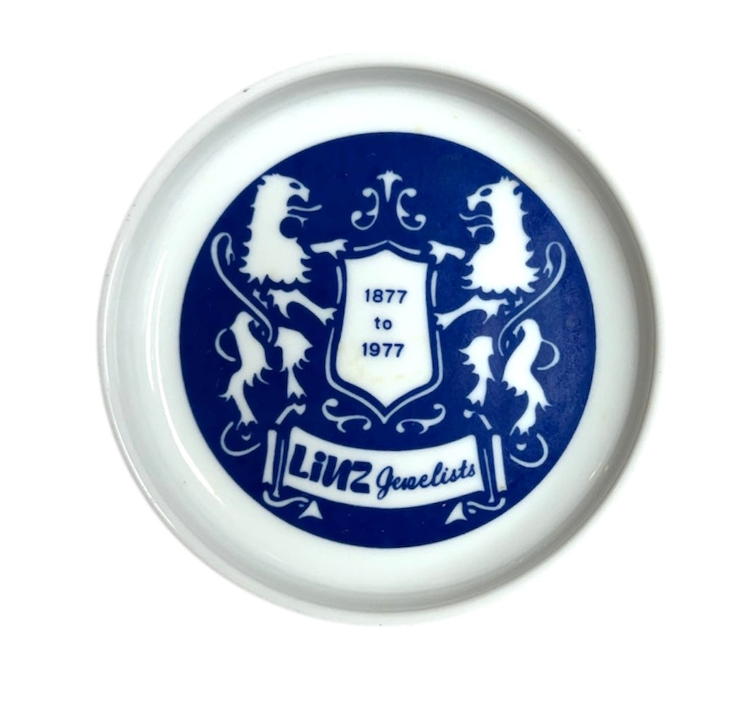 LINZ JEWELERS DALLAS EXCLUSIVE ROSENTHAL GERMANY 100 YR ANNIVERSARY LOGO COASTER